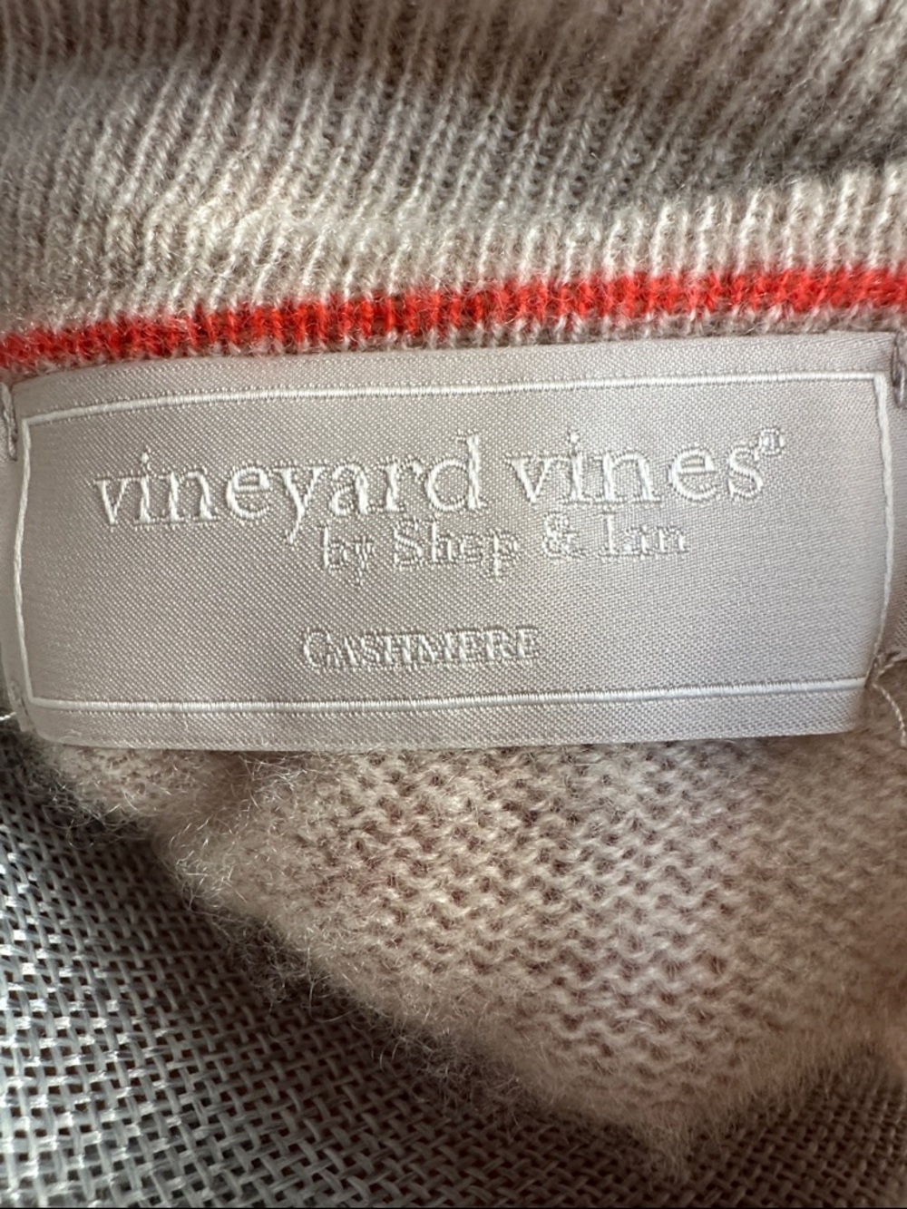 Vineyard Vines Cashmere Striped Polo Sweater - Picture 2 of 8